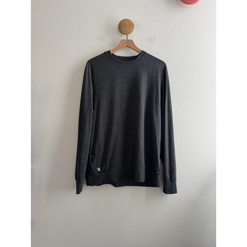 Vuori Ponto Performance Crewneck Long Sleeve Shirt Mens XL